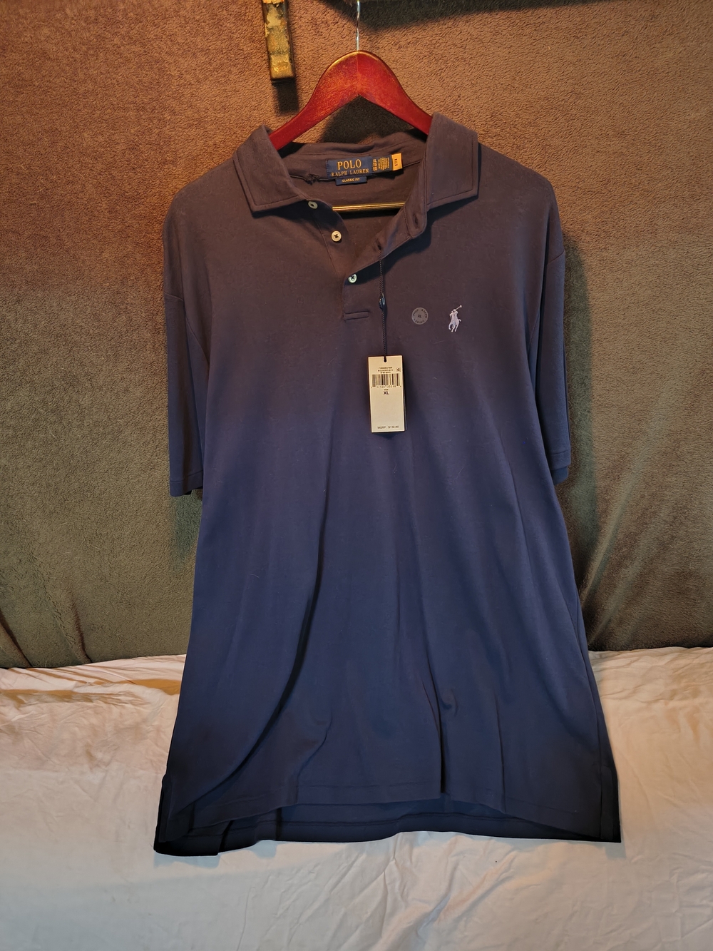 Polo by Ralph Lauren Men's Deep Navy Polo with Embroidered Pony